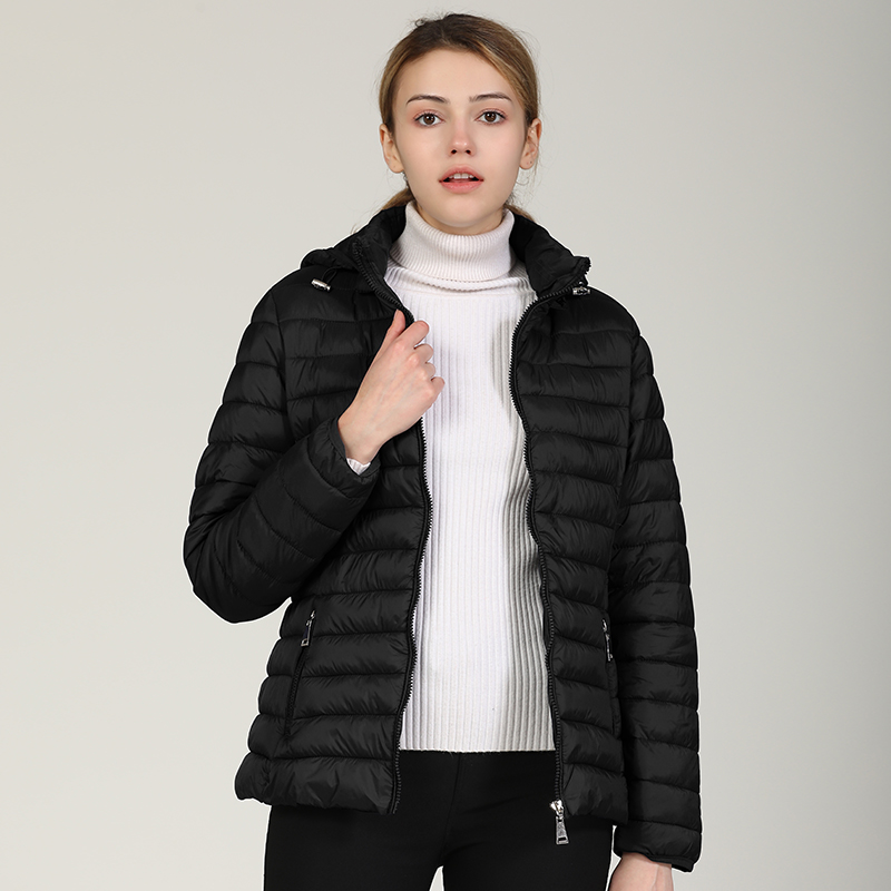 Women's Short Solid Color Padded Jacket from China manufacturer ...