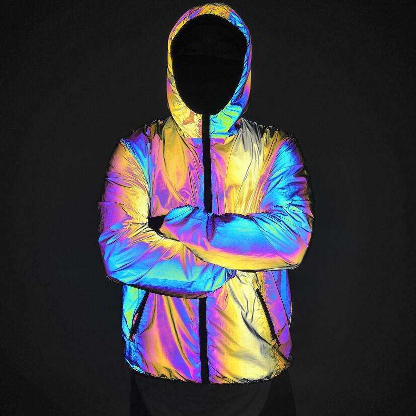 Men's Colorful Reflective Jacket
